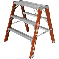 Buildman™ Step-up Workbench, 3' H x 34.75" W x 33.25" D, 300 lbs. Capacity, Fibreglass VD700 | Globex Building Supplies Inc.