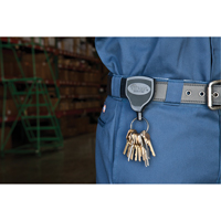 Super48™ Key Chains, Polycarbonate, 48" Cable, Belt Clip Attachment VE525 | Globex Building Supplies Inc.