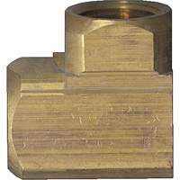 Extruded 90° Elbow Pipe Fitting, FPT, Brass, 1/8" YA811 | Globex Building Supplies Inc.