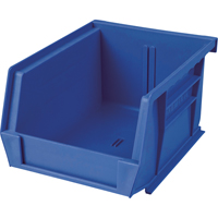 Plastic Bin, 8-1/4" W x 9" H x 18" D, Blue CB114 | Globex Building Supplies Inc.