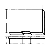 Compartment Case, Plastic, 15-1/2" W x 11-3/4" D x 2-1/2" H, Grey CB498 | Globex Building Supplies Inc.