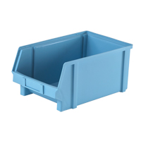 Plastibox<sup>®</sup> Parts Bin, 8-1/10" W x 6" H x 12-4/5" D, Blue CD236 | Globex Building Supplies Inc.
