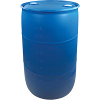 Polyethylene Drums, 55 US gal (45 imp. gal.), Closed Top, Blue DC529 | Globex Building Supplies Inc.