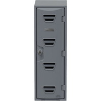 Locker, 12" x 15" x 36", Grey, Assembled FC693 | Globex Building Supplies Inc.