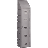 Locker, 15" x 18" x 73", Grey, Assembled FC695 | Globex Building Supplies Inc.