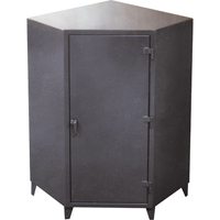 Corner Cabinets, Steel, 4 Shelves, 72" H x 48" W x 24" D, Grey FG850 | Globex Building Supplies Inc.