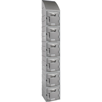 Locker, 12" x 15" x 12", Grey, Assembled FH725 | Globex Building Supplies Inc.