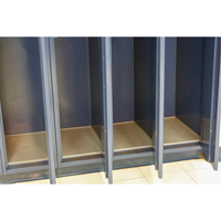 Locker Base Insert, Fits Locker Size 12" x 18", Light Grey, Plastic FI720 | Globex Building Supplies Inc.