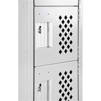Assembled Clean Line™ Perforated Economy Lockers FL356 | Globex Building Supplies Inc.