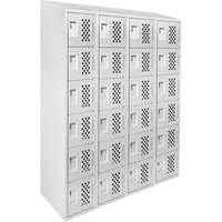 Assembled Clean Line™ Perforated Economy Lockers FL355 | Globex Building Supplies Inc.
