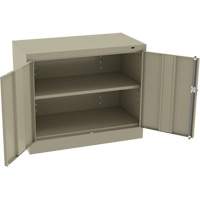 Standard Desk-High Cabinet, Steel, 30" H x 36" W x 18" D, Beige FL776 | Globex Building Supplies Inc.