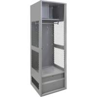 Gear Locker, Steel, 24" W x 24" D x 72" H, Grey FN468 | Globex Building Supplies Inc.