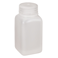 Easy-Grip Space-Saver Bottles, Square, 6 oz., Plastic HB015 | Globex Building Supplies Inc.
