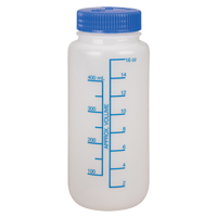 Wide-Mouth Bottles, Round, 16 oz., Plastic HC678 | Globex Building Supplies Inc.