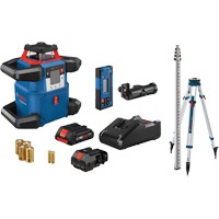 Revolve4000 Connected Self-Leveling Horizontal Rotary Laser Kit, 4000' (1219.2 m), 635 Nm IC596 | Globex Building Supplies Inc.