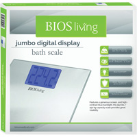 Jumbo Digital Display Scale, 550 lbs. Cap., 0.2 lbs. / 0.1 kg Graduations IC680 | Globex Building Supplies Inc.