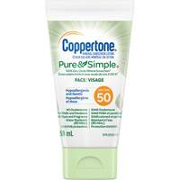 Pure & Simple<sup>®</sup> Face Sunscreen, SPF 50, Lotion JM043 | Globex Building Supplies Inc.