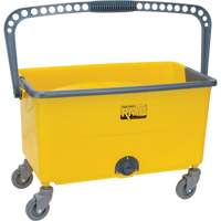 Microfibre Mop Bucket & Wringer, Strainer, 11 US Gal. (44 Quart), Yellow JN501 | Globex Building Supplies Inc.