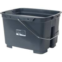 Dual Compartment Bucket, 4.75 US Gal. (19 qt.) Capacity, Grey JN504 | Globex Building Supplies Inc.