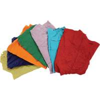 Recycled Material Wiping Rags, Cotton, Mix Colours, 25 lbs. JP783 | Globex Building Supplies Inc.