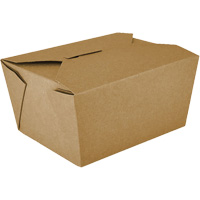 Kraft Take Out Food Containers, Corrugated, Recantgular JP919 | Globex Building Supplies Inc.