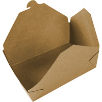 Kraft Take Out Food Containers, Corrugated, Recantgular JP920 | Globex Building Supplies Inc.