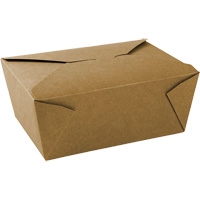 Kraft Take Out Food Containers, Corrugated, Recantgular JP922 | Globex Building Supplies Inc.