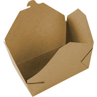 Kraft Take Out Food Containers, Corrugated, Recantgular JP922 | Globex Building Supplies Inc.