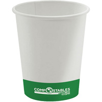 Single Wall Hot/Cold Compostable Paper Cups, 8 oz., Multi-Colour JP927 | Globex Building Supplies Inc.