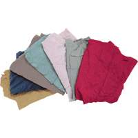Recycled Material Wiping Rags, Fleece, Mix Colours, 10 lbs. JQ108 | Globex Building Supplies Inc.
