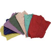 Recycled Material Wiping Rags, Fleece, Mix Colours, 25 lbs. JQ109 | Globex Building Supplies Inc.