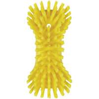 Hand Brush, Extra Stiff Bristles, 9-1/10" Long, Yellow JQ129 | Globex Building Supplies Inc.