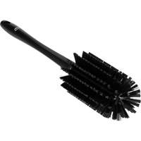 Medium Brush with Handle, Stiff Bristles, 17" Long, Black JQ190 | Globex Building Supplies Inc.