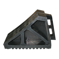 Wheel Chock, 10-5/8" x 7" x 4-1/2", Black KI231 | Globex Building Supplies Inc.