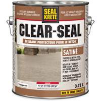 Seal-Krete<sup>®</sup> Protective Sealer, 3.78 L, Urethane-Based, Satin, Clear KR407 | Globex Building Supplies Inc.