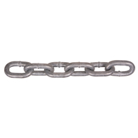 Hot-Dipped Galvanized Chains, Carbon Steel, 5/8" x 150' (45.7 m) L, Grade 30, 6900 lbs. (3.45 tons) Load Capacity LU521 | Globex Building Supplies Inc.