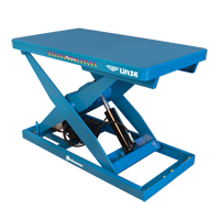 Optimus<sup>®</sup> Electric-Hydraulic Scissor Lift Table, Steel, 48" L x 28" W, 3000 lbs. Capacity LV453 | Globex Building Supplies Inc.