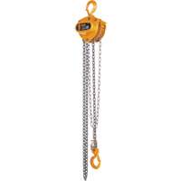 Kito Manual Chain Hoist, 15' Lift, 2000 lbs. (1 tons) Capacity, Steel Chain LW420 | Globex Building Supplies Inc.