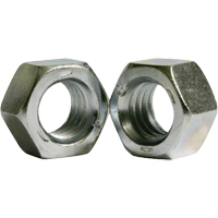 Hex Nut, 1/4", Zinc Cr+3, Coarse Thread MMM965 | Globex Building Supplies Inc.