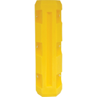 Slim Column Protector, 3" x 3" Inside Opening, 12" L x 12" W x 42" H, Yellow MO036 | Globex Building Supplies Inc.