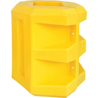 Short Column Protector, 6" x 6" Inside Opening, 24" L x 24" W x 24" H, Yellow MO040 | Globex Building Supplies Inc.