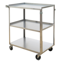 Shelf Carts, 3 Tiers, 17-5/8" W x 33" H x 27-1/8" D, 300 lbs. Capacity MO251 | Globex Building Supplies Inc.