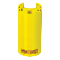 Polyethylene Rack Guard, 5" W x 6" L x 8" H, Yellow MO762 | Globex Building Supplies Inc.