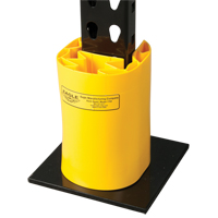 Polyethylene Rack Guard, 5" W x 6" L x 8" H, Yellow MO762 | Globex Building Supplies Inc.