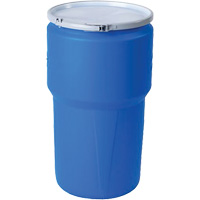 Nestable Polyethylene Drum, 14 US gal (11.7 imp. gal.), Open Top, Blue MO768 | Globex Building Supplies Inc.