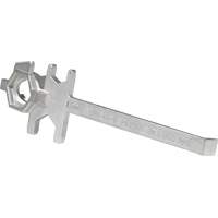 Drum Wrench, 3/4"/2" Opening, 9-1/2" Handle, Stainless Steel MO875 | Globex Building Supplies Inc.