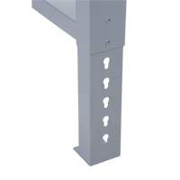 Industrial Duty Leg for Workbench, Steel, 30" D x 34" H, Single MO932 | Globex Building Supplies Inc.
