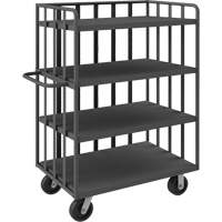 Open Portable Shelf Cart, 4 Tiers, 31-1/8" W x 57-1/2" H x 56-1/8" D, 3600 lbs. Capacity MO998 | Globex Building Supplies Inc.