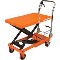 Hydraulic Scissor Lift Table, 32" L x 19-3/4" W, Steel, 660 lbs. Capacity MP006 | Globex Building Supplies Inc.