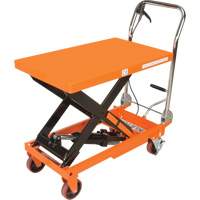 Hydraulic Scissor Lift Table, 32" L x 19-3/4" W, Steel, 1100 lbs. Capacity MP008 | Globex Building Supplies Inc.